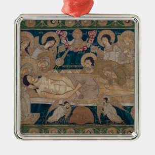 Adorno Metálico El Entombment, Escuela de Moscú, 1678