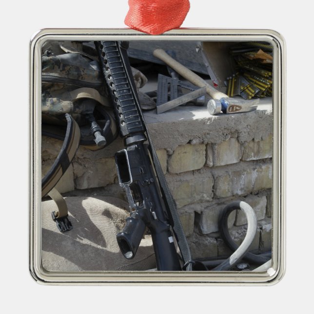 Adorno Metálico El equipamiento de un marine (Frente)