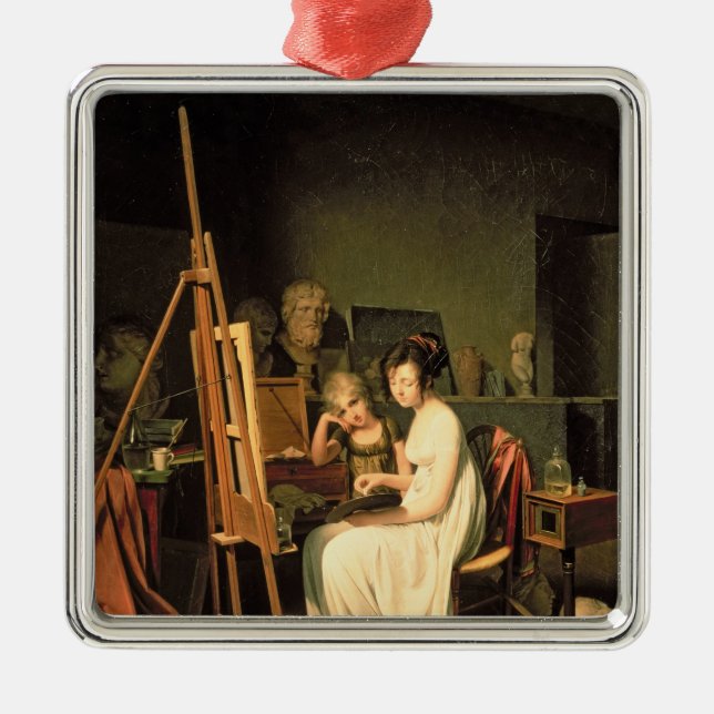 Adorno Metálico El estudio del artista (Frente)