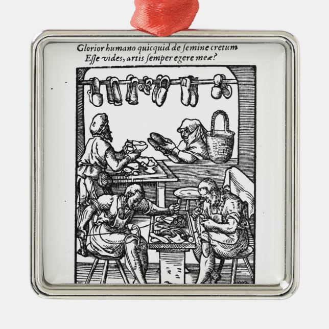 Adorno Metálico El fabricante de zapato (Frente)