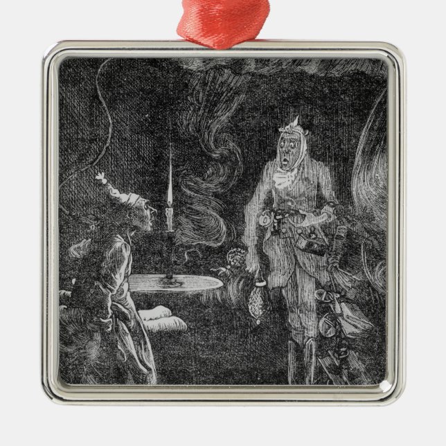 Adorno Metálico El fantasma de Marley (Frente)