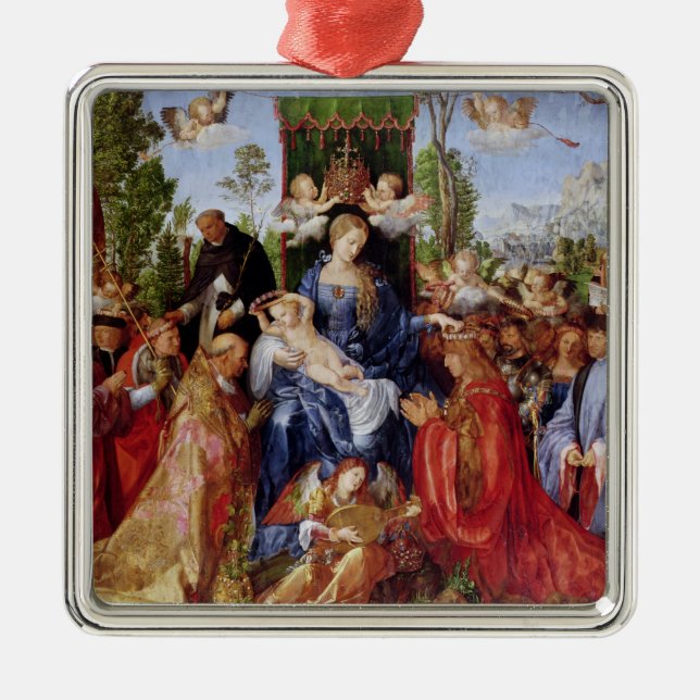 Adorno Metálico El festival del rosario, 1506 (Frente)