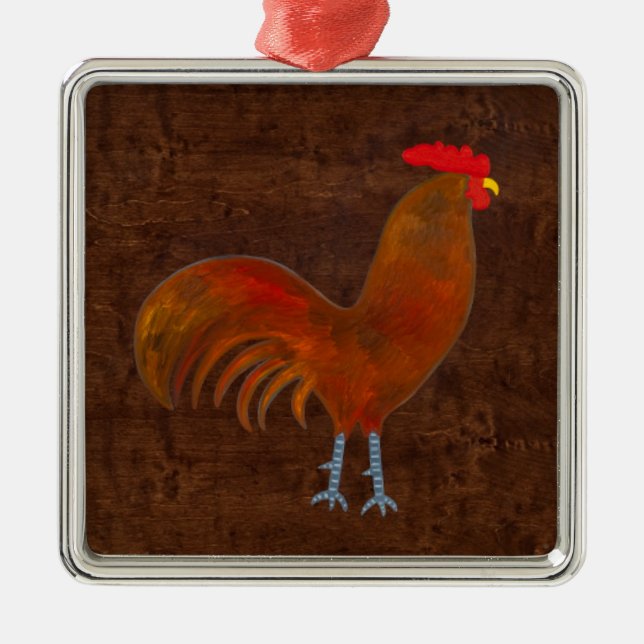 Adorno Metálico El gallo 2009 (Frente)