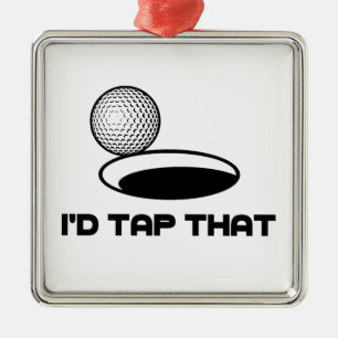 Adorno Metálico El golf I golpearía ligeramente eso