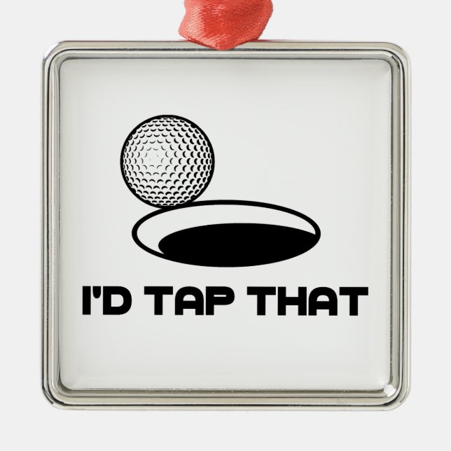 Adorno Metálico El golf I golpearía ligeramente eso (Frente)