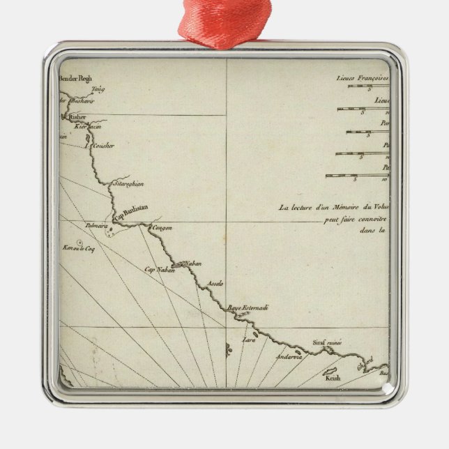 Adorno Metálico El Golfo Pérsico (Frente)