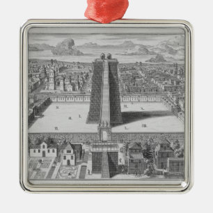 Adorno Metálico El gran templo de Vitsliputsli en Ciudad de