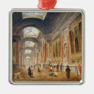 Adorno Metálico El grande Galerie del Louvre