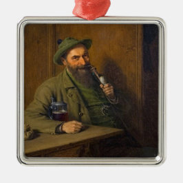 Adorno Metálico El guardabosques (por Eduard von Grützner)