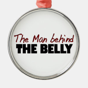 Adorno Metálico El hombre detrás del Belly