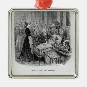 Adorno Metálico El hospital de niños, de "Londres: Un peregrinaje"