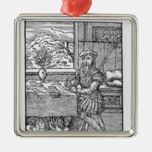 Adorno Metálico El ilustrador, publicado por Hartman Schopper