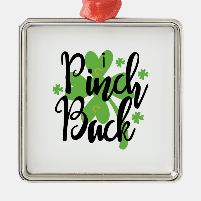 Adorno Metálico El irlandés me pica atrás (Frente)