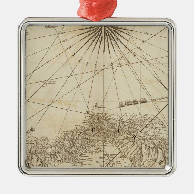 Adorno Metálico El istmo de Panamá (Frente)