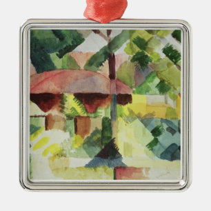 Adorno Metálico El jardín, 1914 (w/c en el papel)