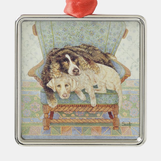 Adorno Metálico El juego de espera (Frente)