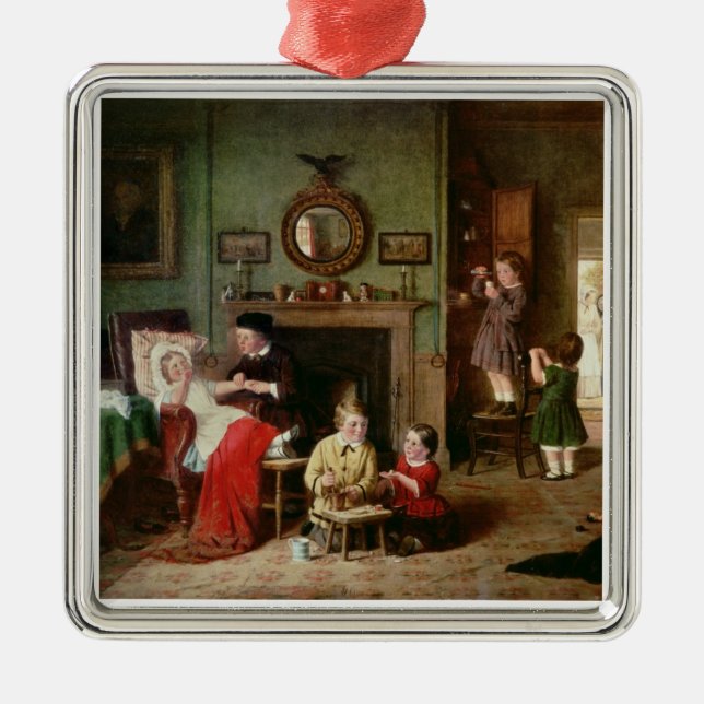 Adorno Metálico El jugar en los médicos (Frente)