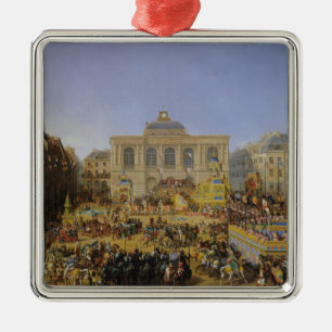 Adorno Metálico El Kermesse en Santo-Omer en 1846