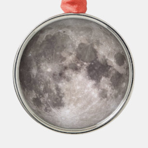 Adorno Metálico El lado cercano de la luna (paisaje lunar)