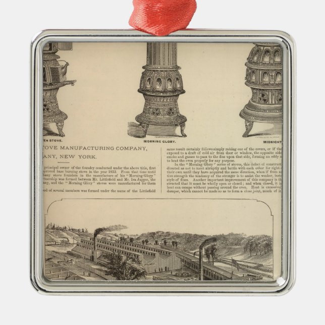 Adorno Metálico El Littlefield Stove Manufacturing Company (Frente)