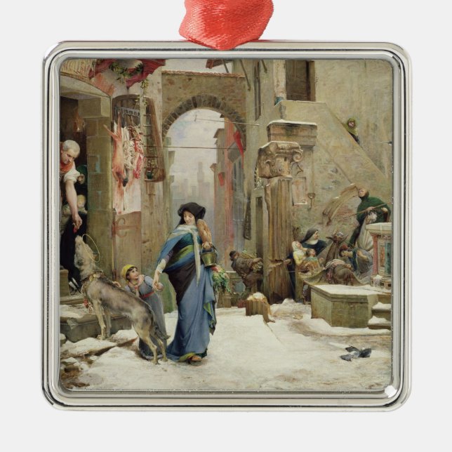 Adorno Metálico El lobo de Gubbio, 1877 (Frente)