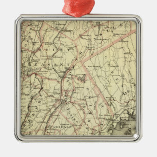 Adorno Metálico El mapa de conducción y que rueda de Colton de los