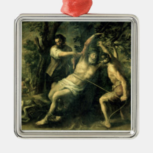 Adorno Metálico El martirio de St Bartholomew 2