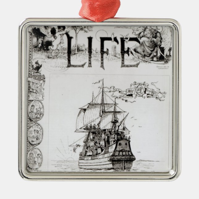 Adorno Metálico El Mayflower, portada de 'Life (Frente)