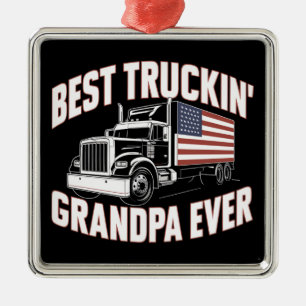 Adorno Metálico El mejor abuelo de la camioneta