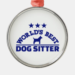 Adorno Metálico El mejor canguro del perro del mundo