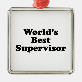 Adorno Metálico El mejor supervisor del mundo