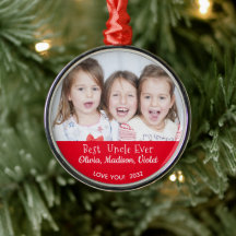 El mejor tío Navidades de fotografía personalizado