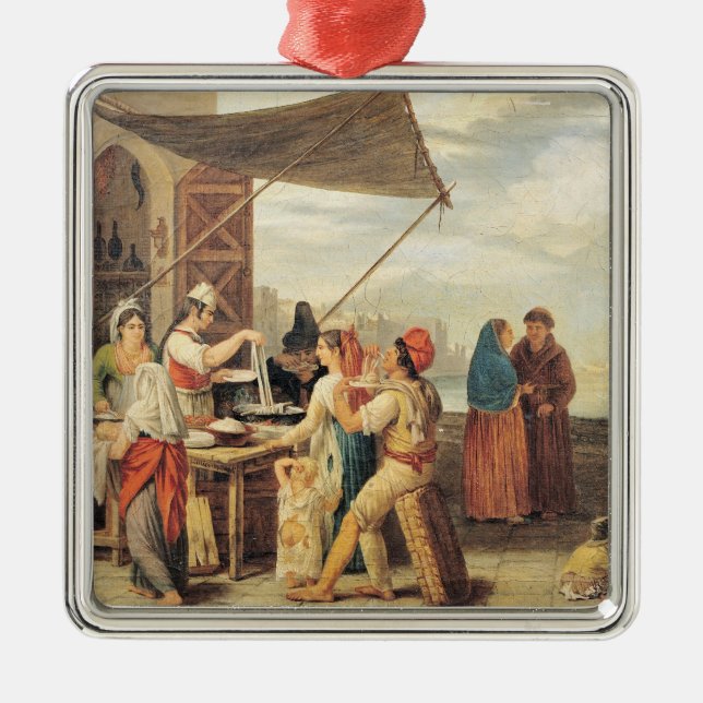 Adorno Metálico El mercado italiano (Frente)