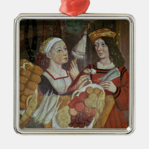 Adorno Metálico El mercado vegetal