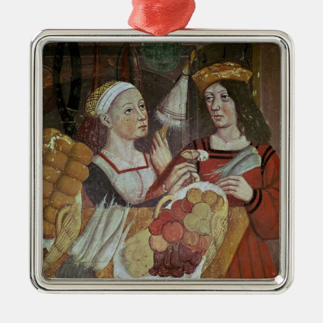 Adorno Metálico El mercado vegetal (Frente)