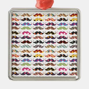 Adorno Metálico El modelo del bigote es lindo