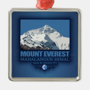 Adorno Metálico El monte Everest