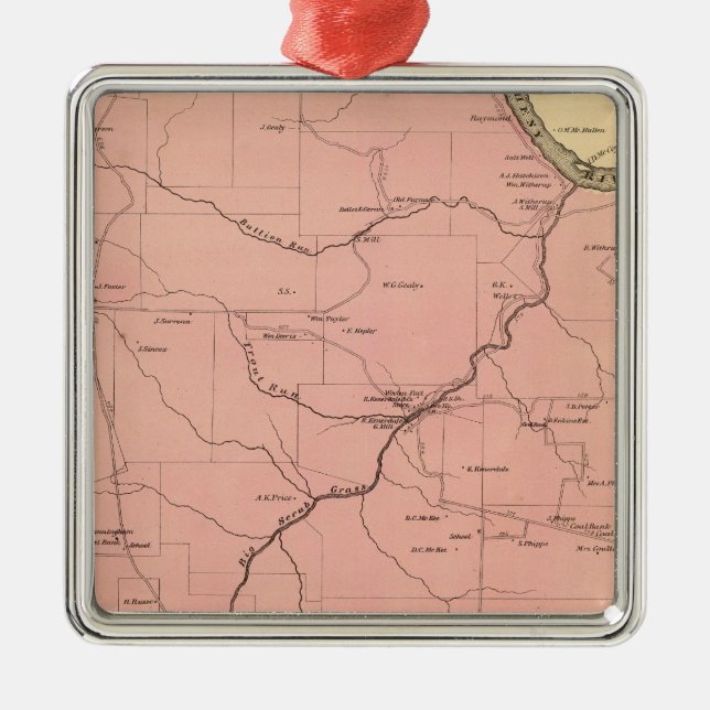 Adorno Metálico El municipio de Clinton (Frente)