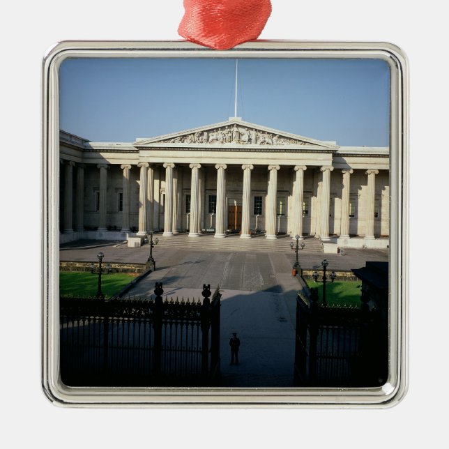 Adorno Metálico El Museo Británico (Frente)