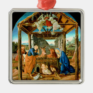 Adorno Metálico El Nacimiento, famoso cuadro de Sandro Botticelli
