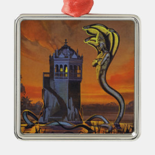 Adorno Metálico El Naga-Rey (litho del color)