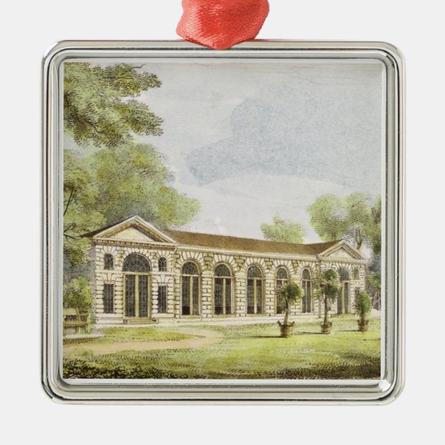 Adorno Metálico El naranjal, Kew cultiva un huerto, platea 11 de (Frente)