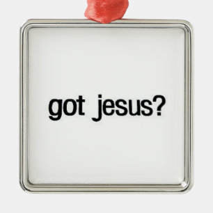 Adorno Metálico El navidad consiguió Jesucristo llevado otra vez