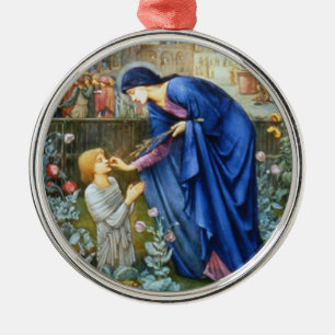 ADORNO METÁLICO EL NIÑO Y EL VIRGEN