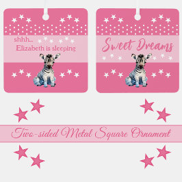 Adorno Metálico El nombre de agregación de cebra cebra fina es ros