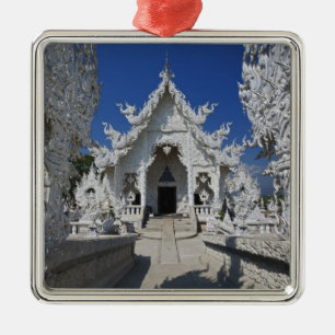 Adorno Metálico El nuevo templo todo blanco de Wat Rong Khun en