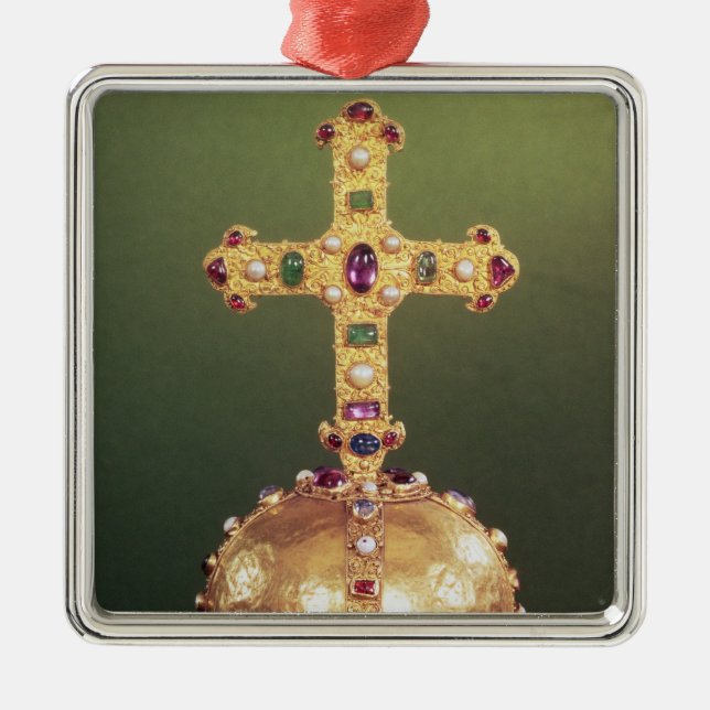 Adorno Metálico El orbe imperial de los emperadores romanos santos (Frente)