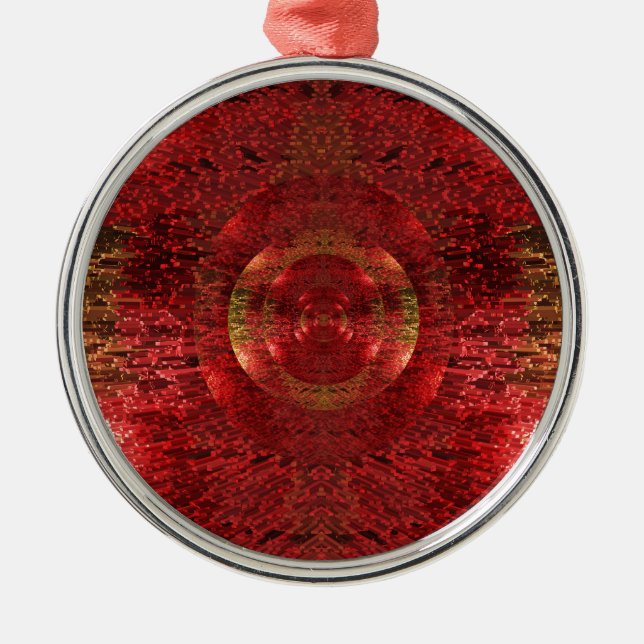 Adorno Metálico El oro brillante y el modelo anaranjado 3D diseñan (Frente)