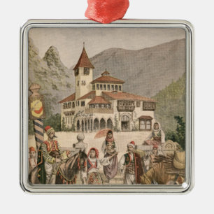 Adorno Metálico El pabellón bosnio en la exposición universal