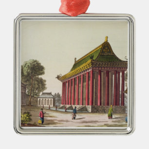 Adorno Metálico El "palacio europeo" en Yuen-Ming-Yuan, illustrat